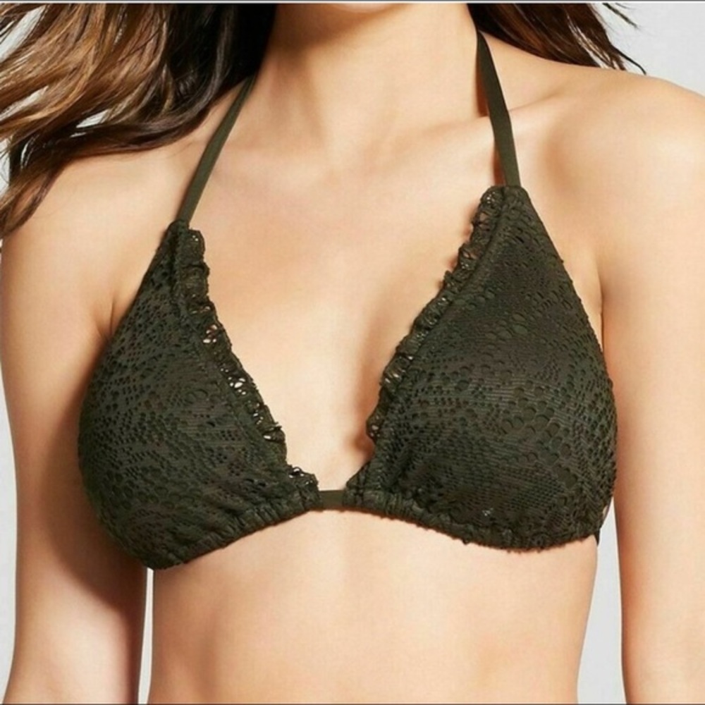 NWOT Mossimo Olive Green Bikini Swimwear Set